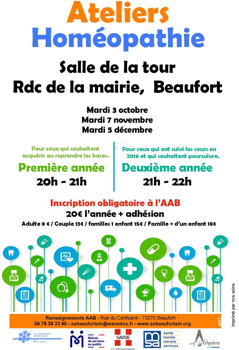 Homéopathie, atelier n°7