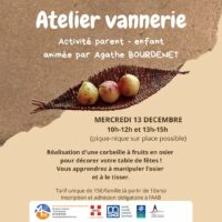 Activité Vannerie