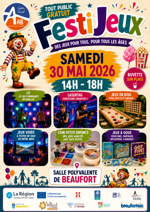 Flyer recto FestiJeux 2026